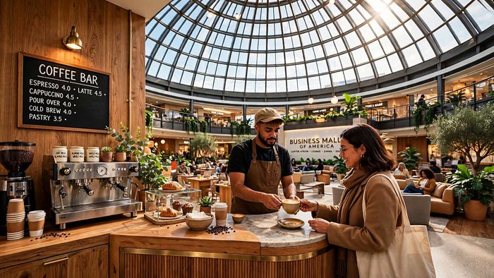 The atrium coffee bar