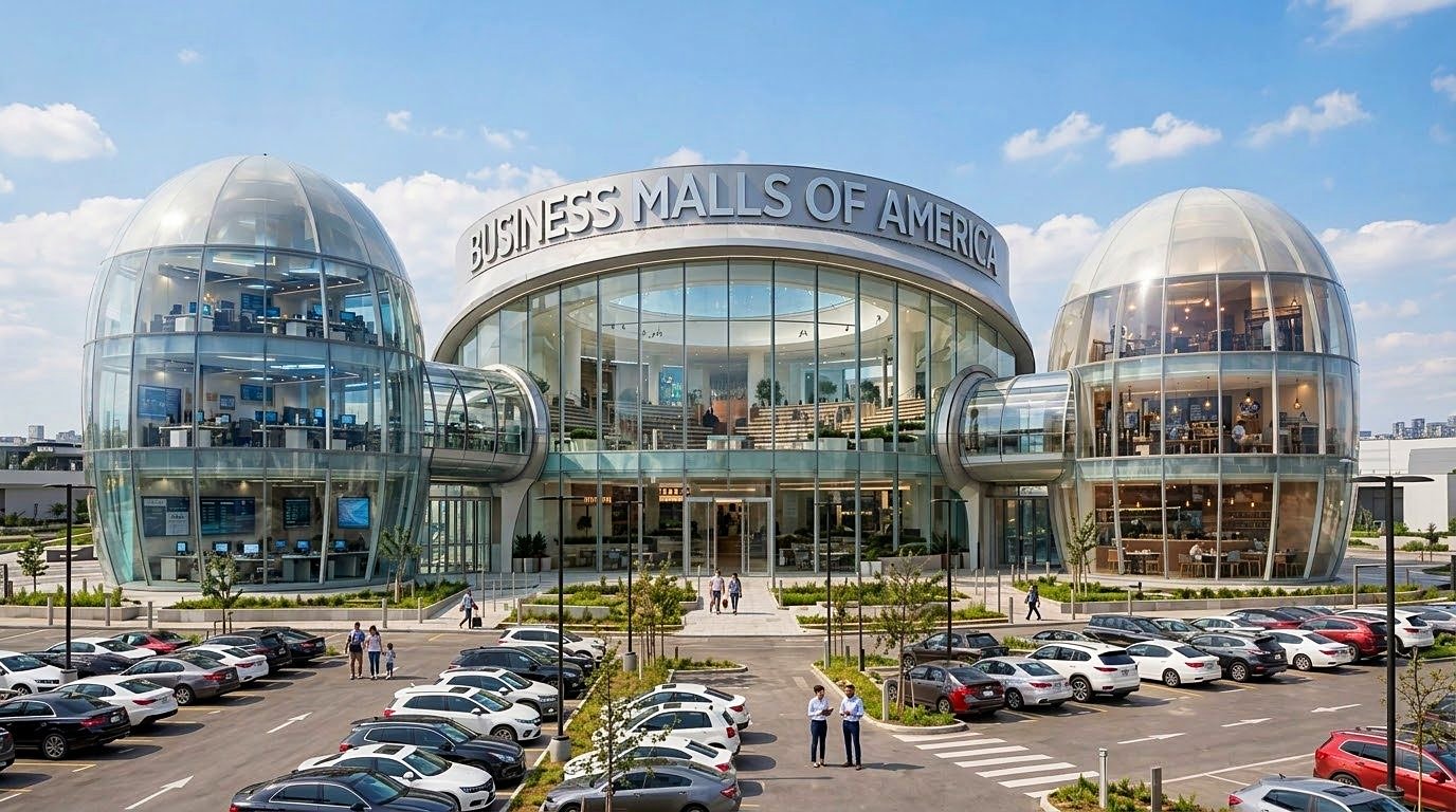 The Business Malls of America center dome