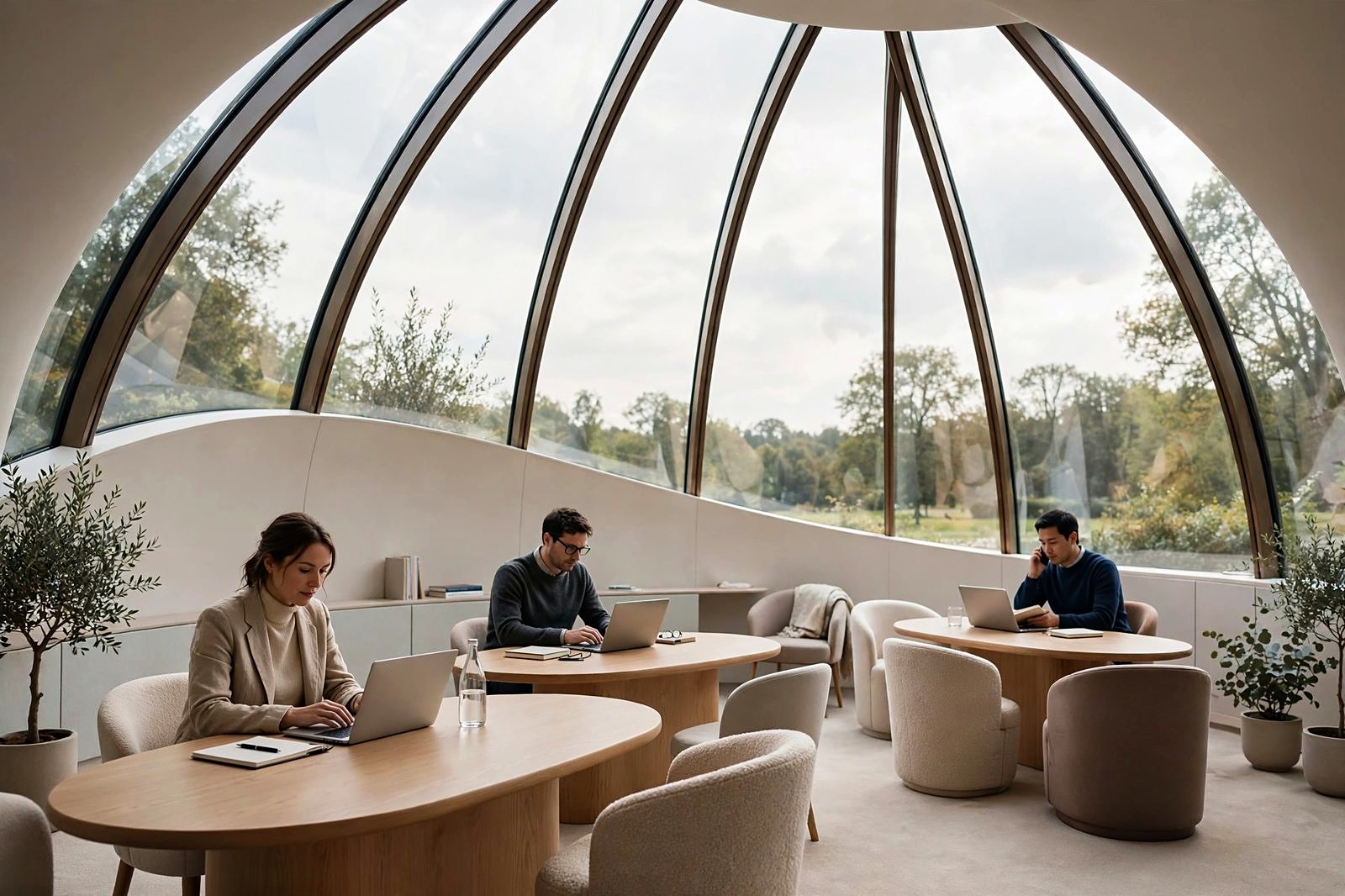 Dome interior lounge