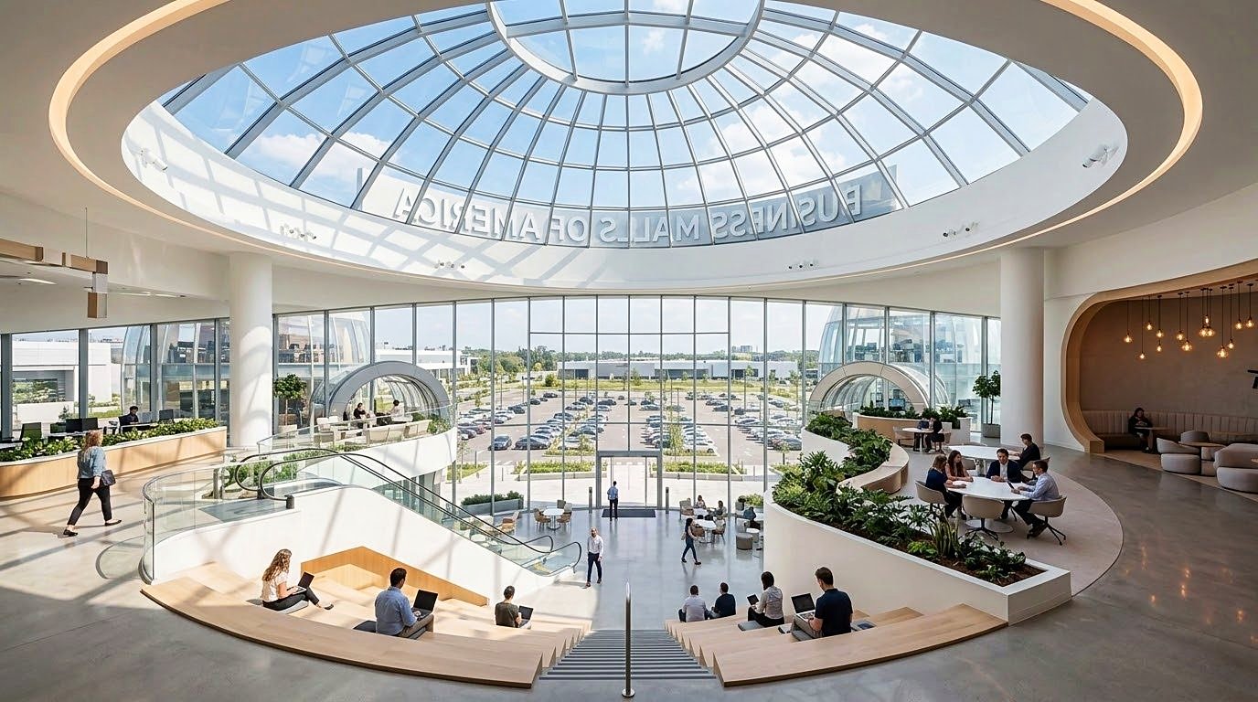 Dome interior atrium