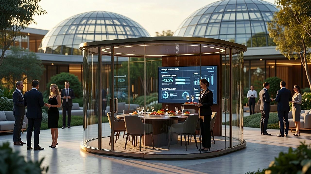 Dome interior workspace